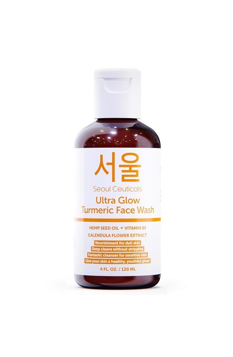 Seoul Ceuticals Ultra Glow Korean Turmeric Face Wash, Main, color, Clear