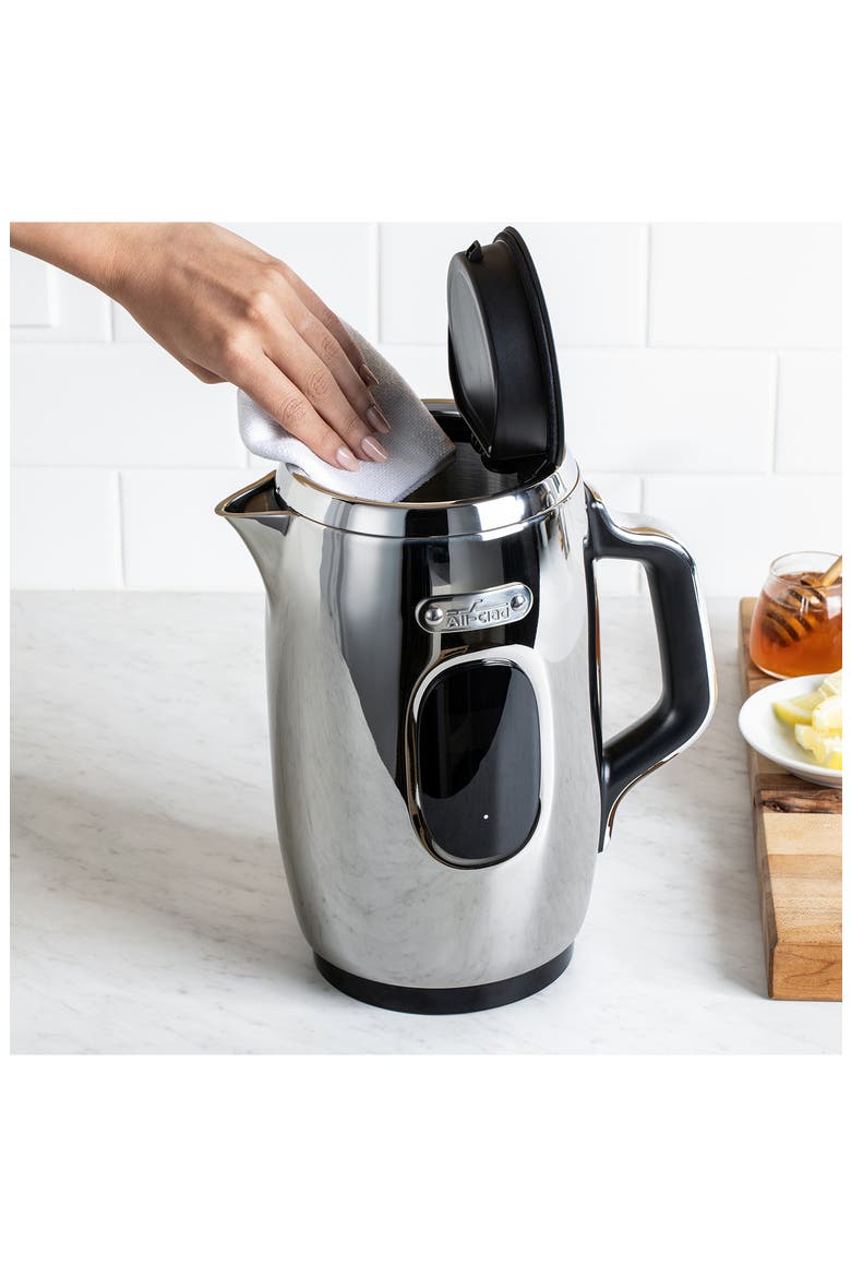 Digital Electric Cordless Kettle, Alternate, color, STAINLESS STEEL