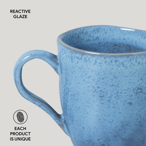 Porto Brasil Organic Mug Set Of 4 In Blue