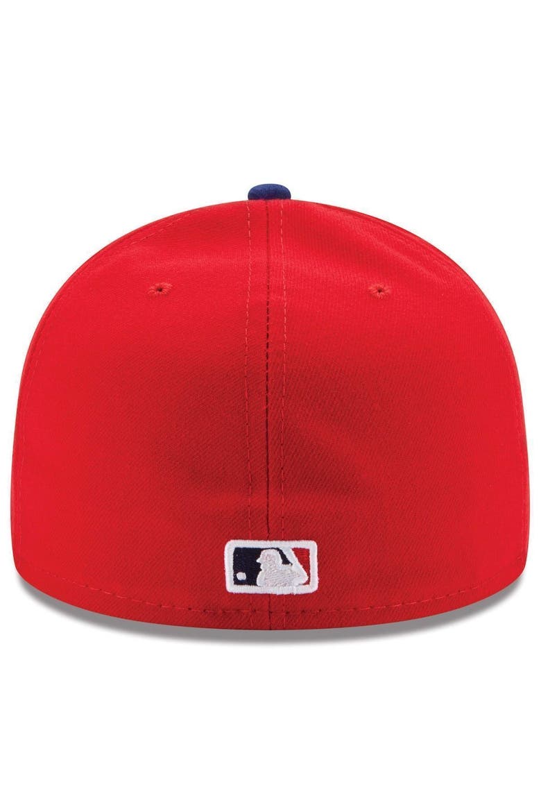 Men's New Era Red Philadelphia Phillies Game Authentic Collection On-Field 59FIFTY Fitted Hat, Alternate, color, RED