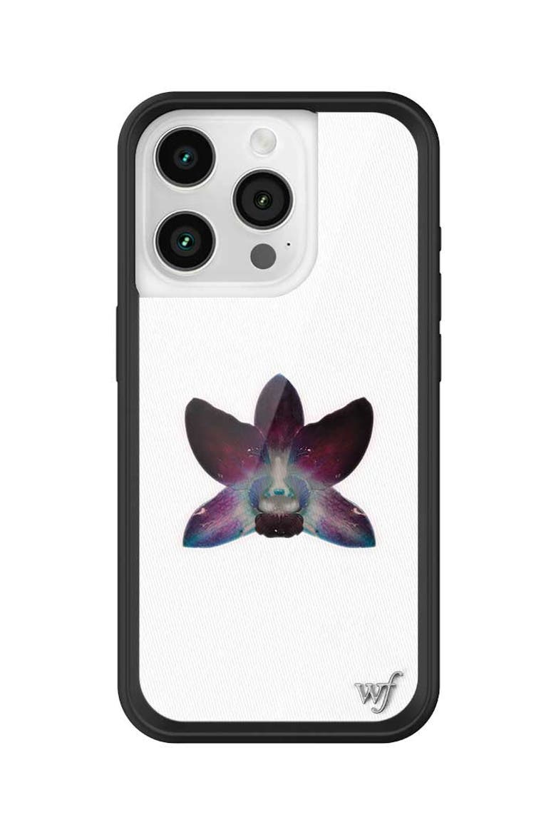 Orchid | White iPhone Case, Alternate, color, White