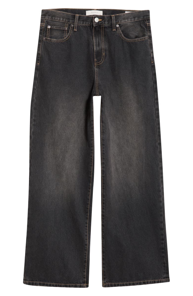 PacSun Cole Wide Leg Jeans, Alternate, color, Black