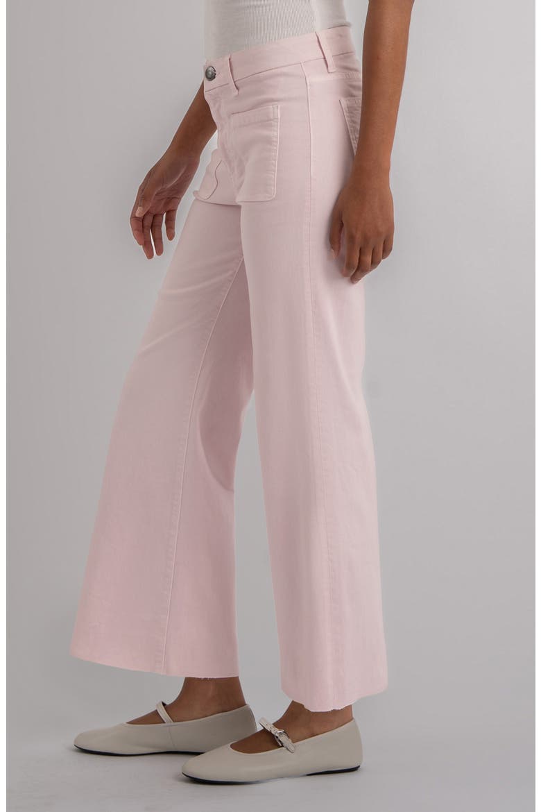 Meg High Rise Patch Pocket Wide Leg Jeans, Alternate, color, PRINCESS