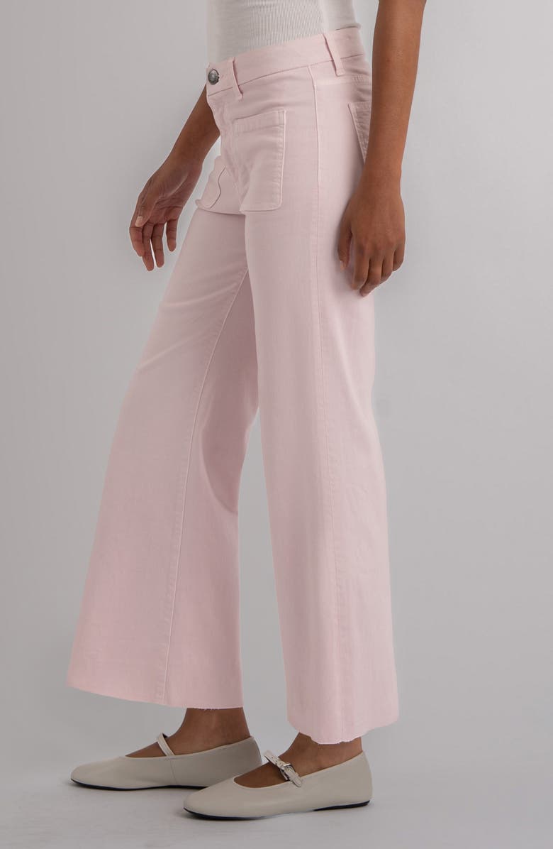 KUT from the Kloth Meg High Rise Patch Pocket Wide Leg Jeans, Alternate, color, Princess