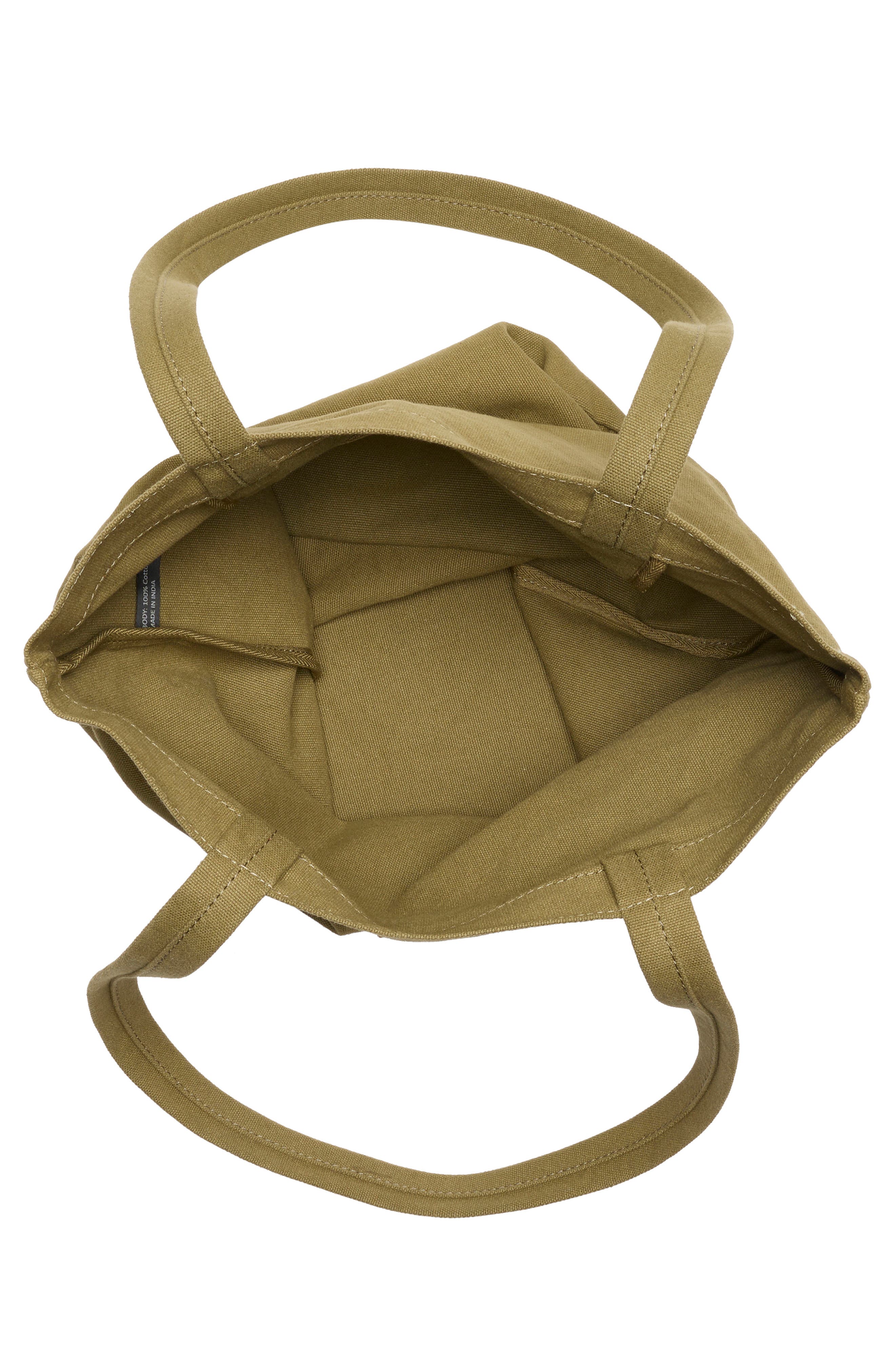 New Amsterdam Leatherworks Eden Canvas Tote Bag, Alternate, color, Olive