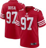 Nike Men's Nike Nick Bosa Scarlet San Francisco 49ers Player Game Jersey