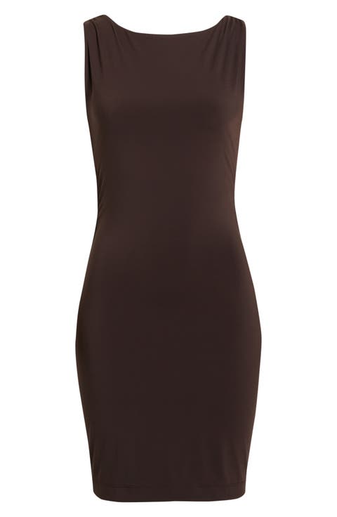 Ruched Sculpt Sleeveless Minidress