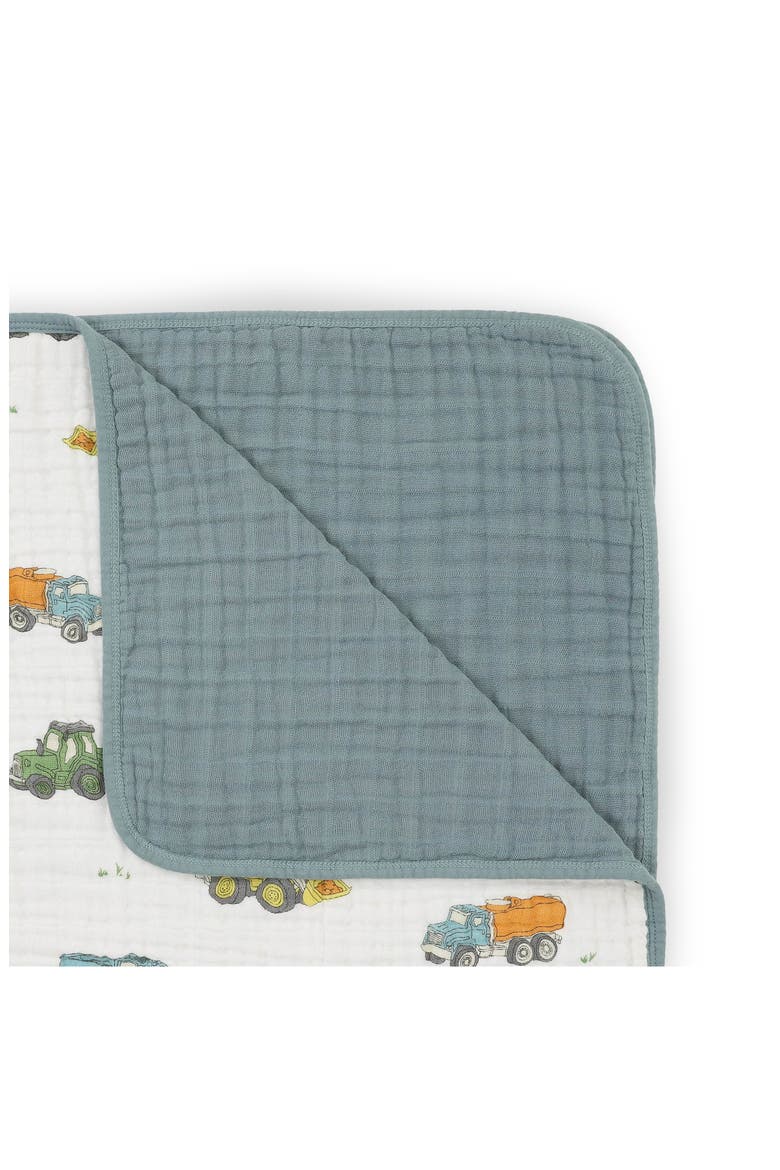 Original Cotton Muslin Quilt, Alternate, color, WORK TRUCKS