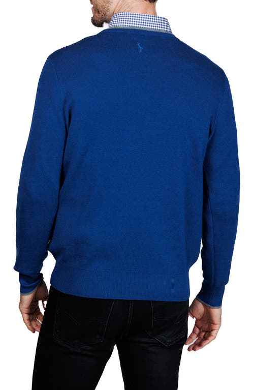Tailorbyrd Fine Knit Sweater In Blue