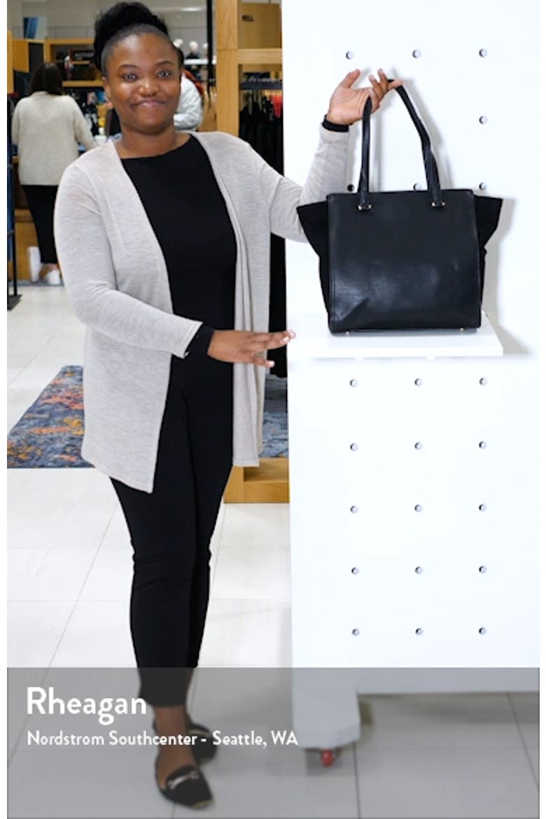 Chele 2 Faux Leather & Genuine Suede Tote video