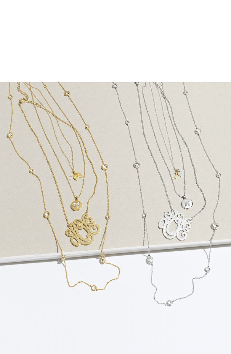 Nadri Boxed Initial Pendant Necklace, Alternate, color,