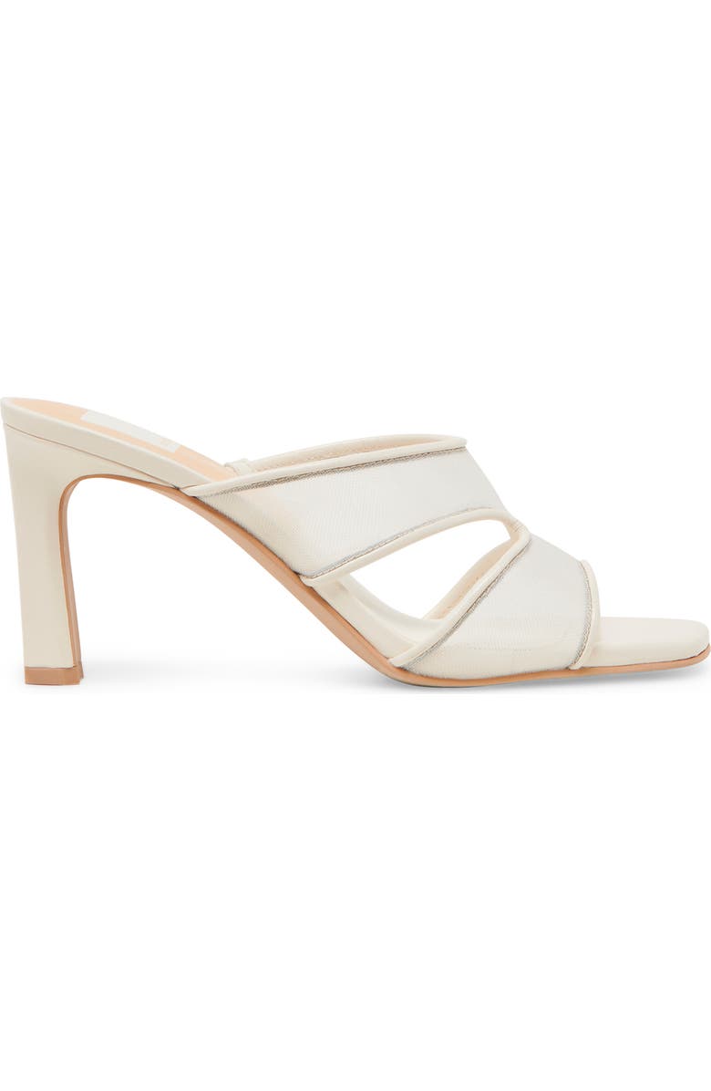 Dolce Vita Gitel Slide Sandal, Alternate, color, Off White Mesh