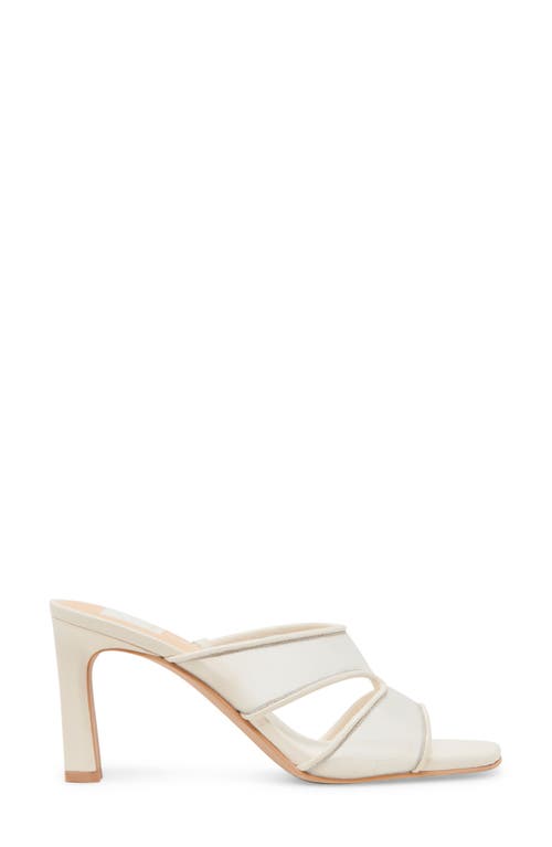 Dolce Vita Gitel Slide Sandal In Off White Mesh