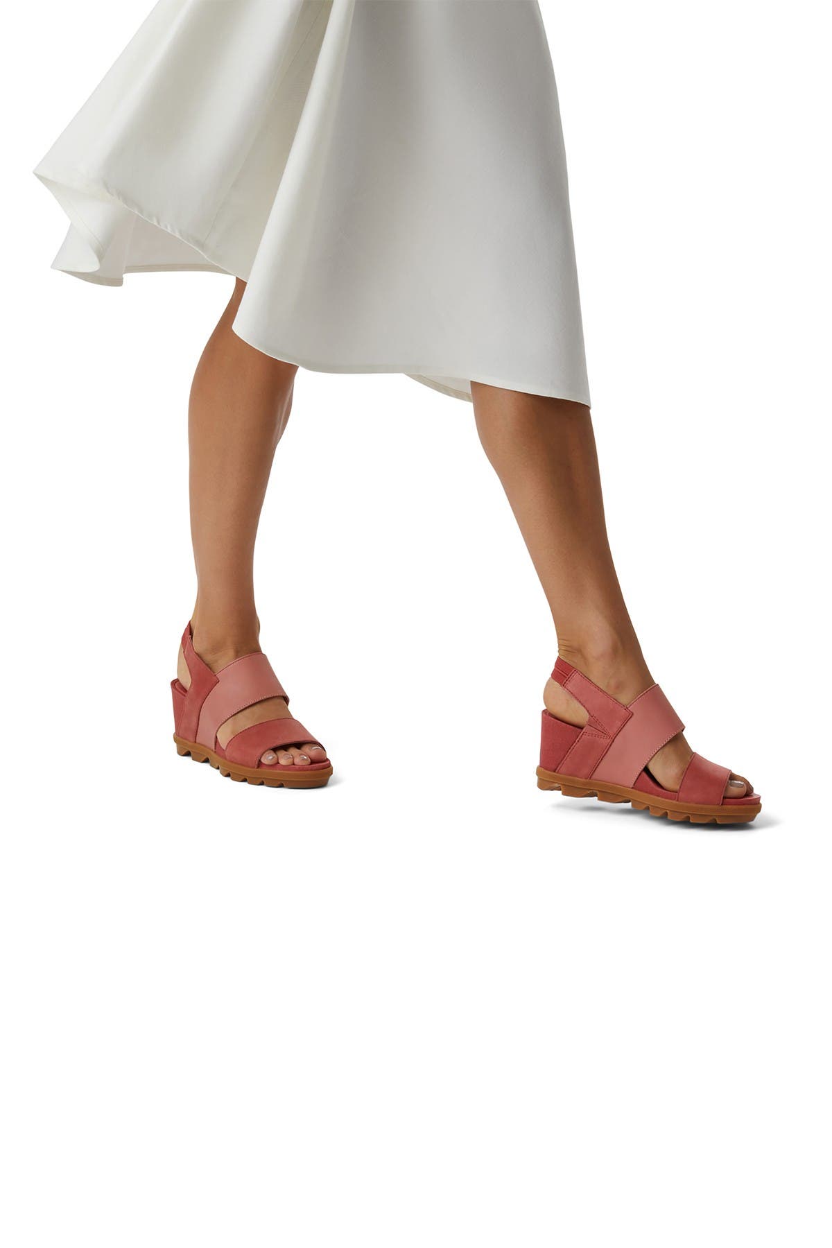 Joanie II Slingback Wedge Sandal, Alternate, color, SANDALWOOD PINK