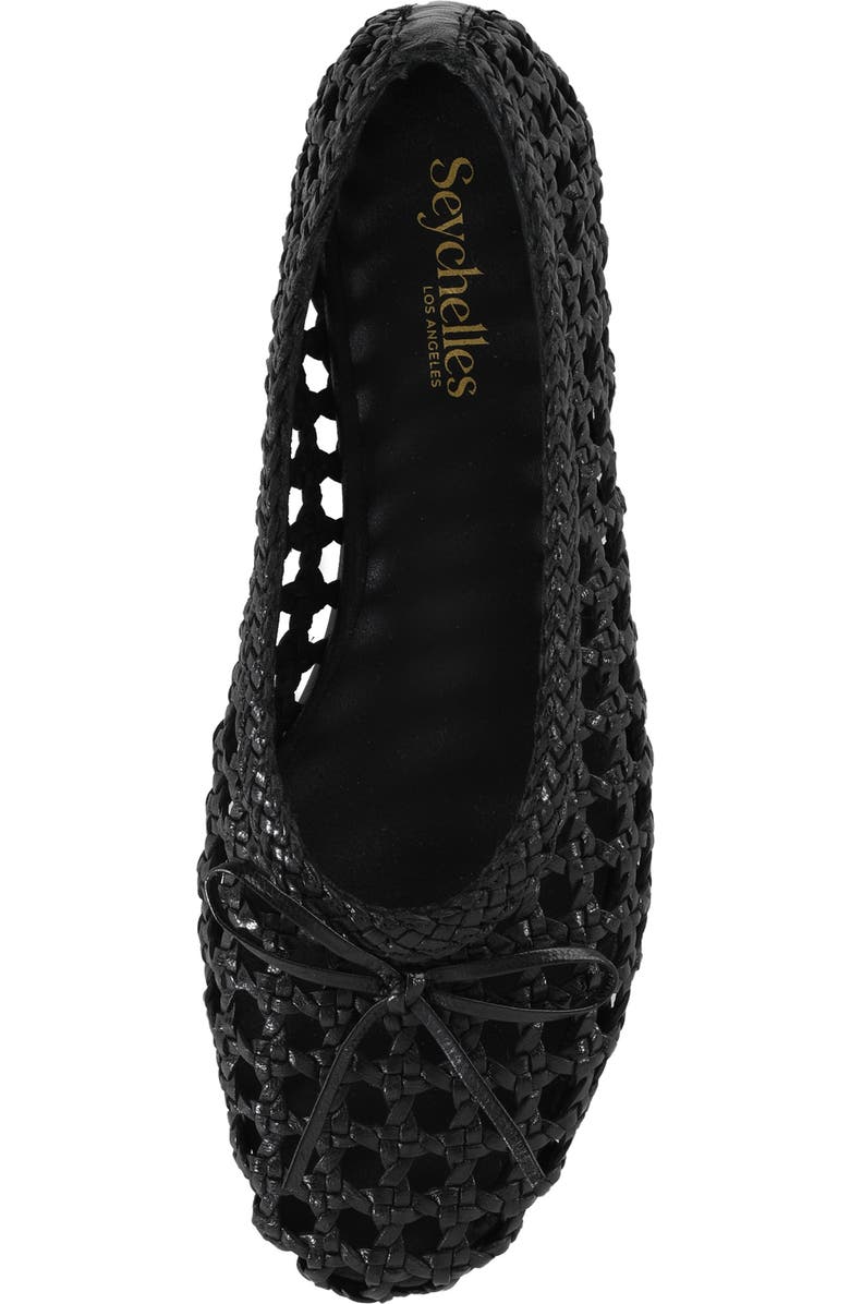 Seychelles Flagstaff Woven Flat, Alternate, color, Black