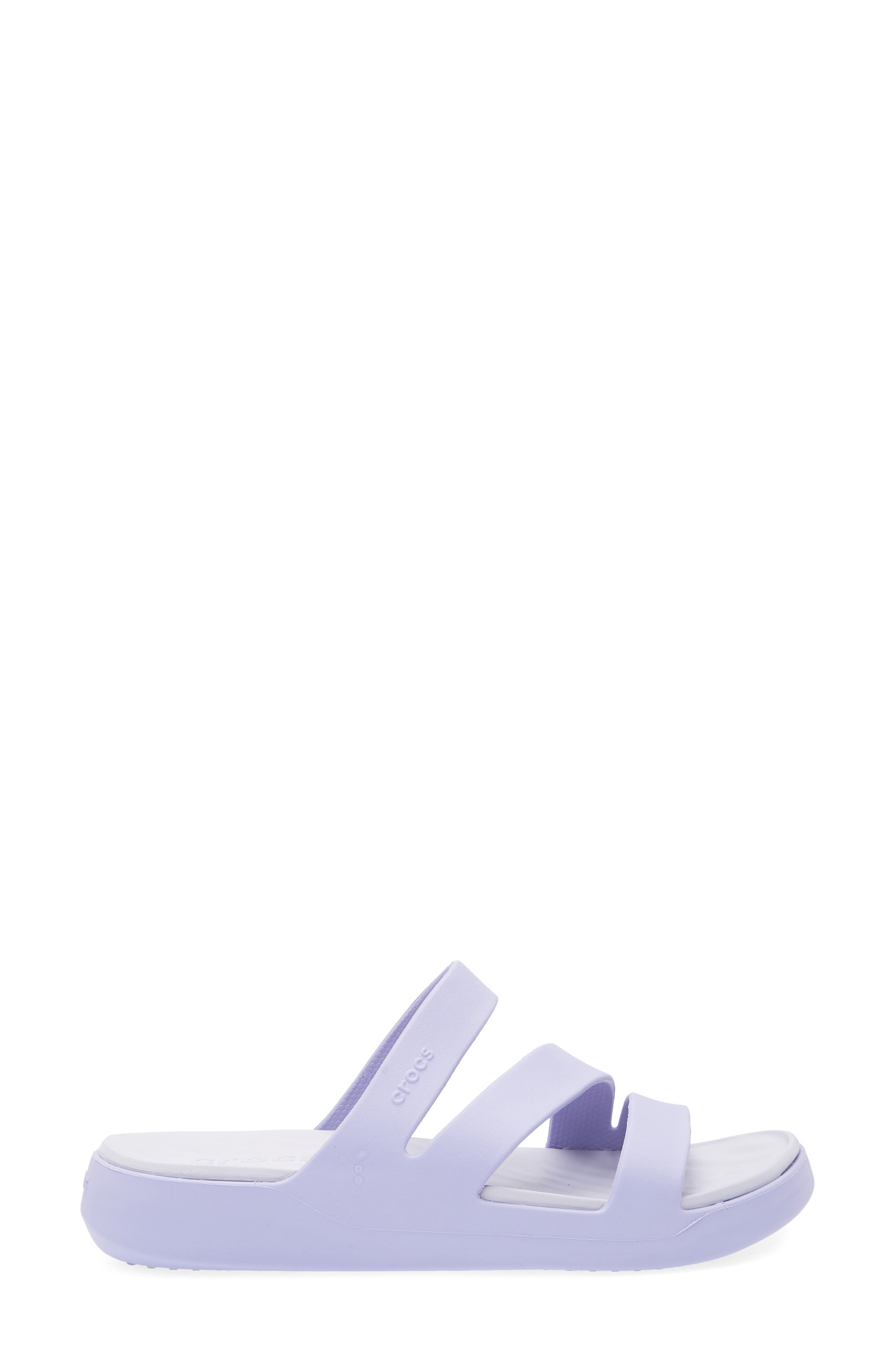 CROCS Getaway Waterproof Strappy Slide Sandal, Alternate, color, Mystic Purple