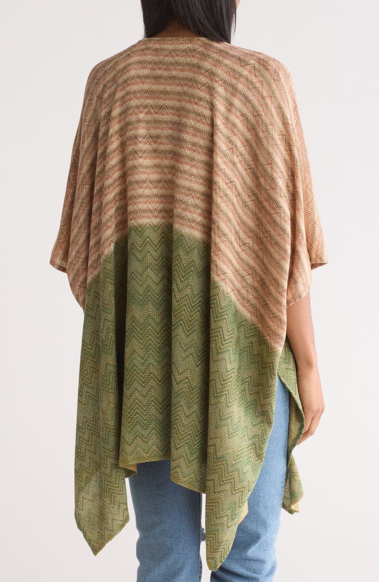 Vince Camuto Colorblock Lurex Topper, Alternate, color, Olive