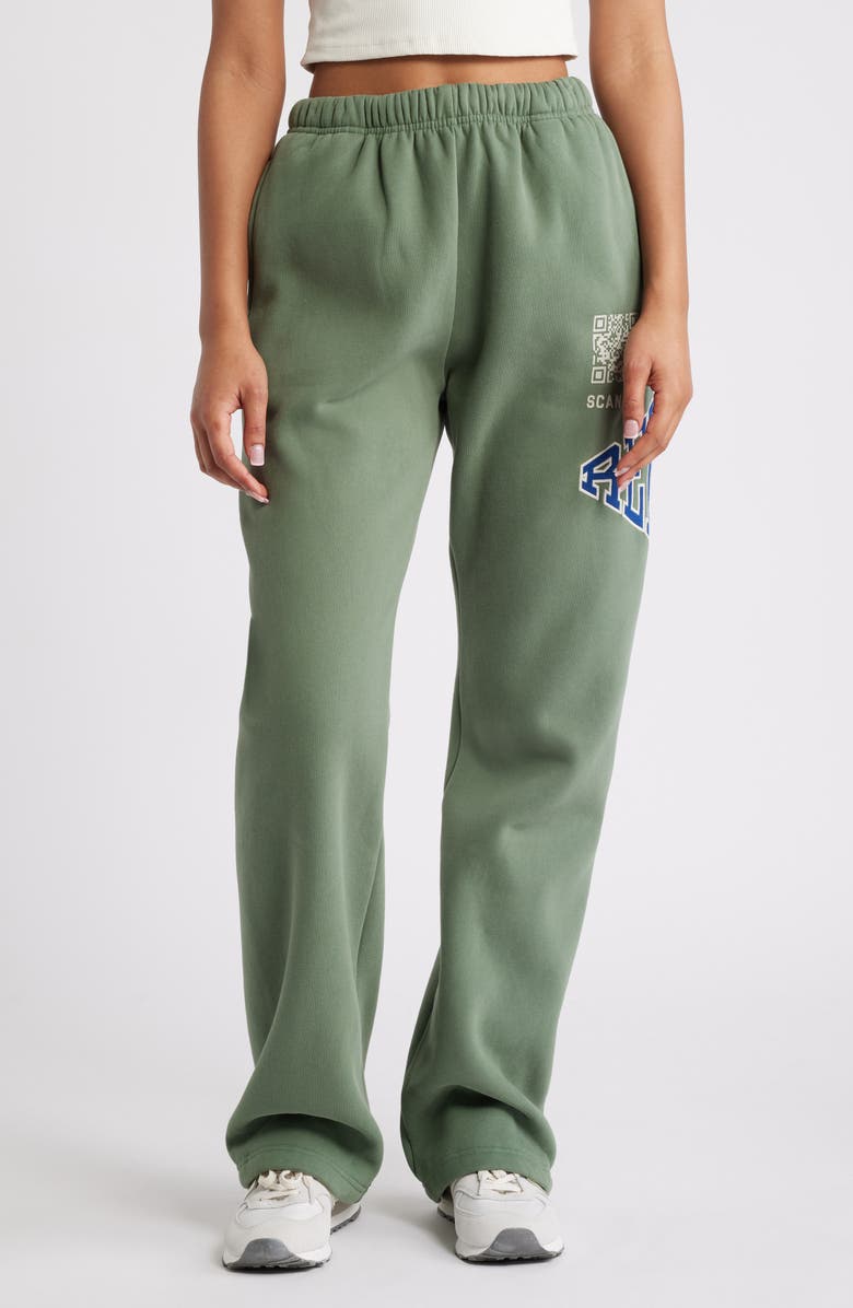 THE MAYFAIR GROUP Scan to Relax Straight Leg Sweatpants, Main, color,