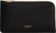 COACH New York Refined Leather Card Case