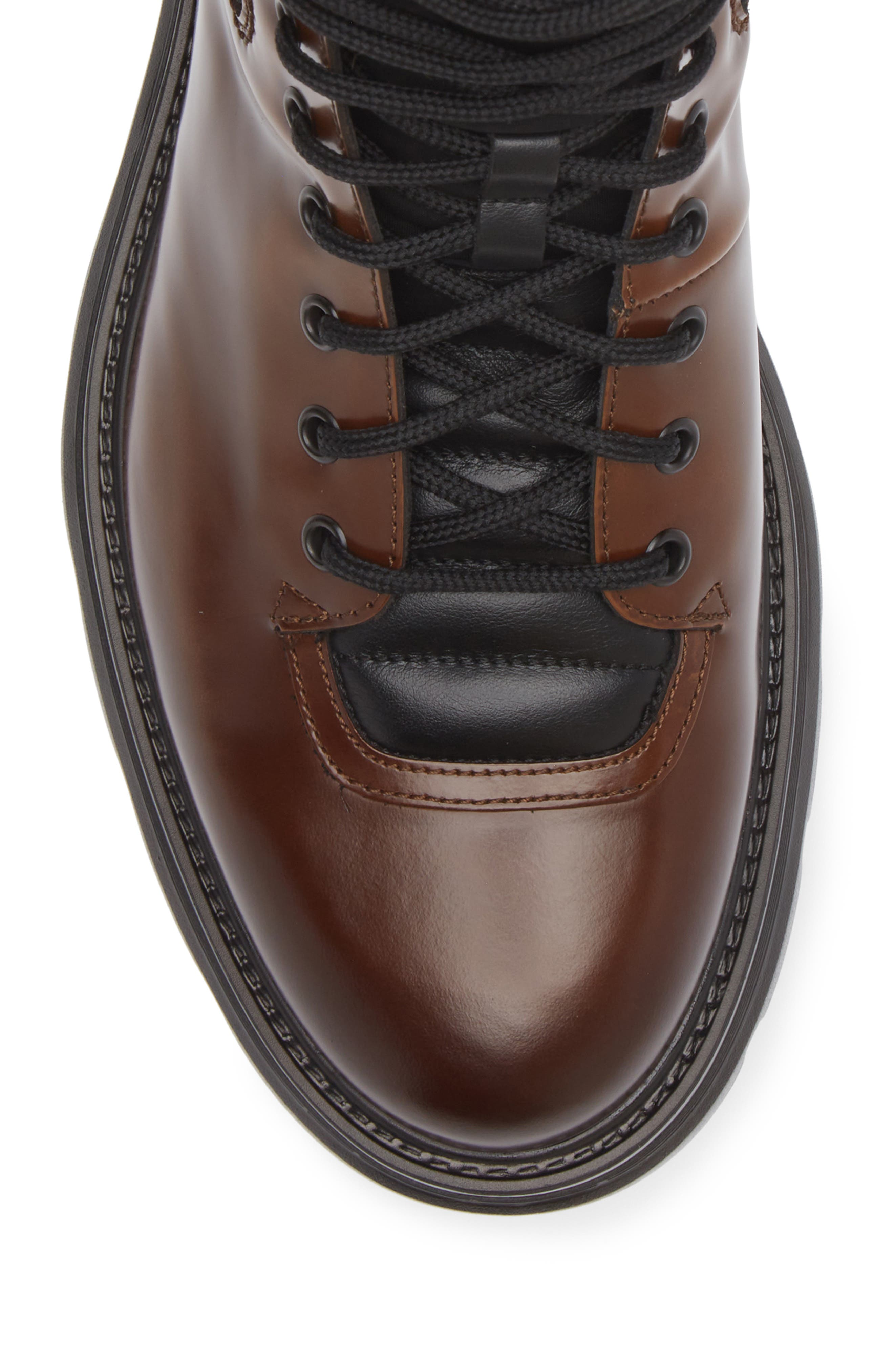 Adam Lace-Up Boot, Alternate, color, TAN/BLACK