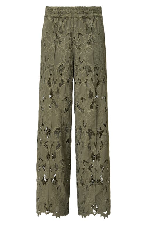Allsaints Charli Floral Lace Wide Leg Pants