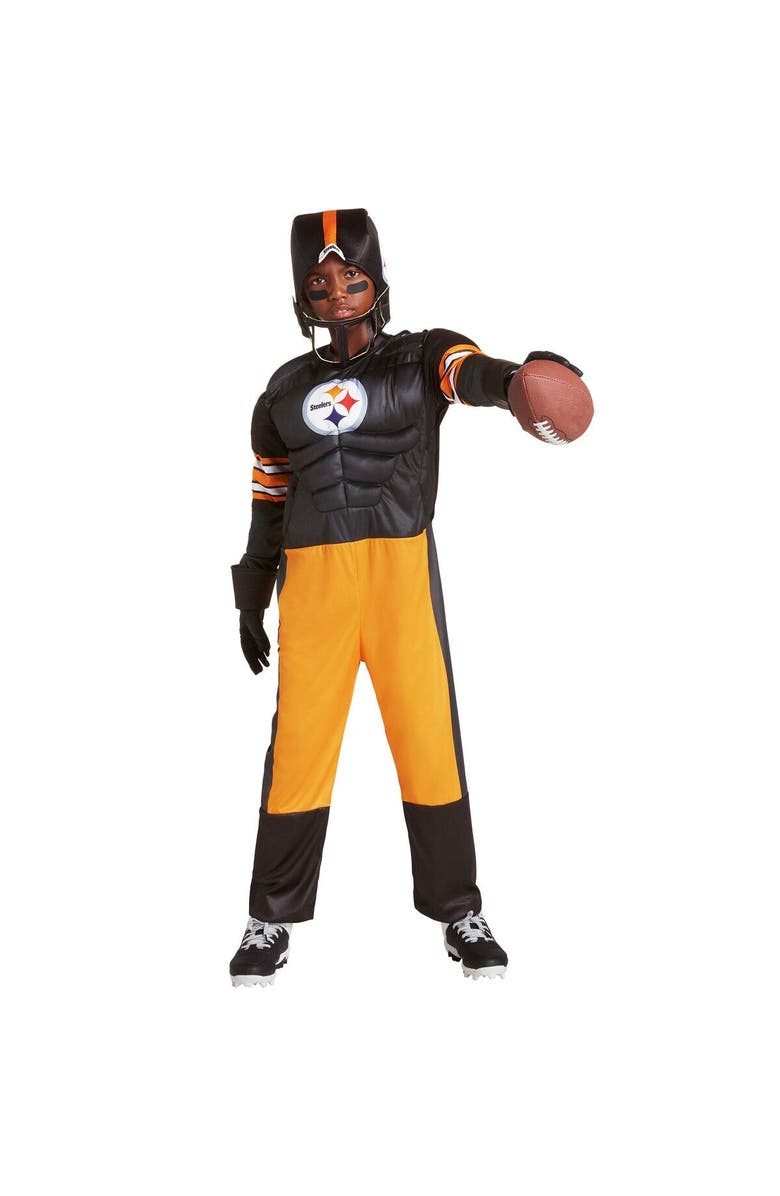 JERRY LEIGH Youth Black Pittsburgh Steelers Game Day Costume, Main, color,
