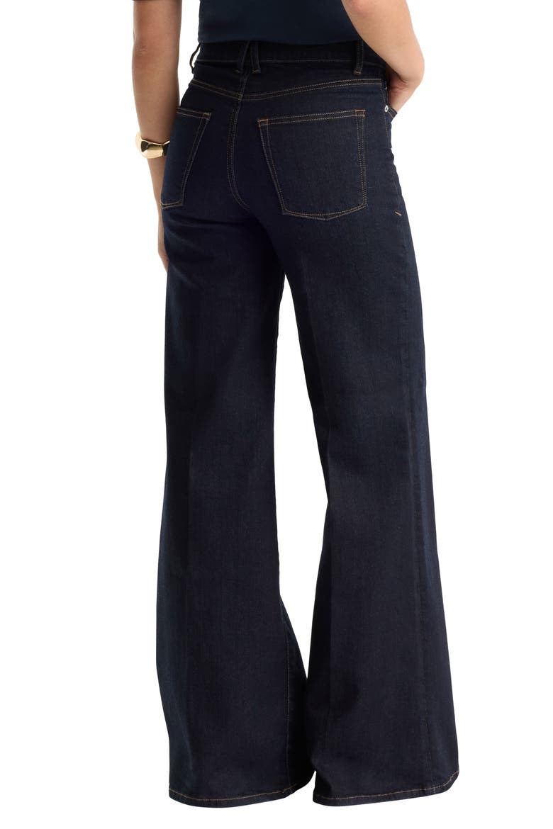 Good Waist High Waist Palazzo Wide Leg Jeans, Alternate, color, RINSE