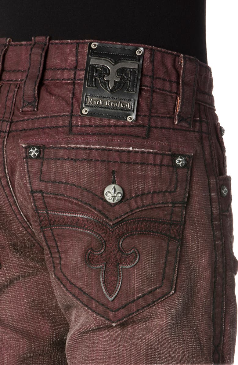 Rock Revival Biker Moto Jeans, Alternate, color,
