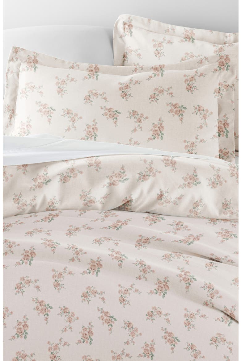 Patterned Duvet Set, Alternate, color, ROSE