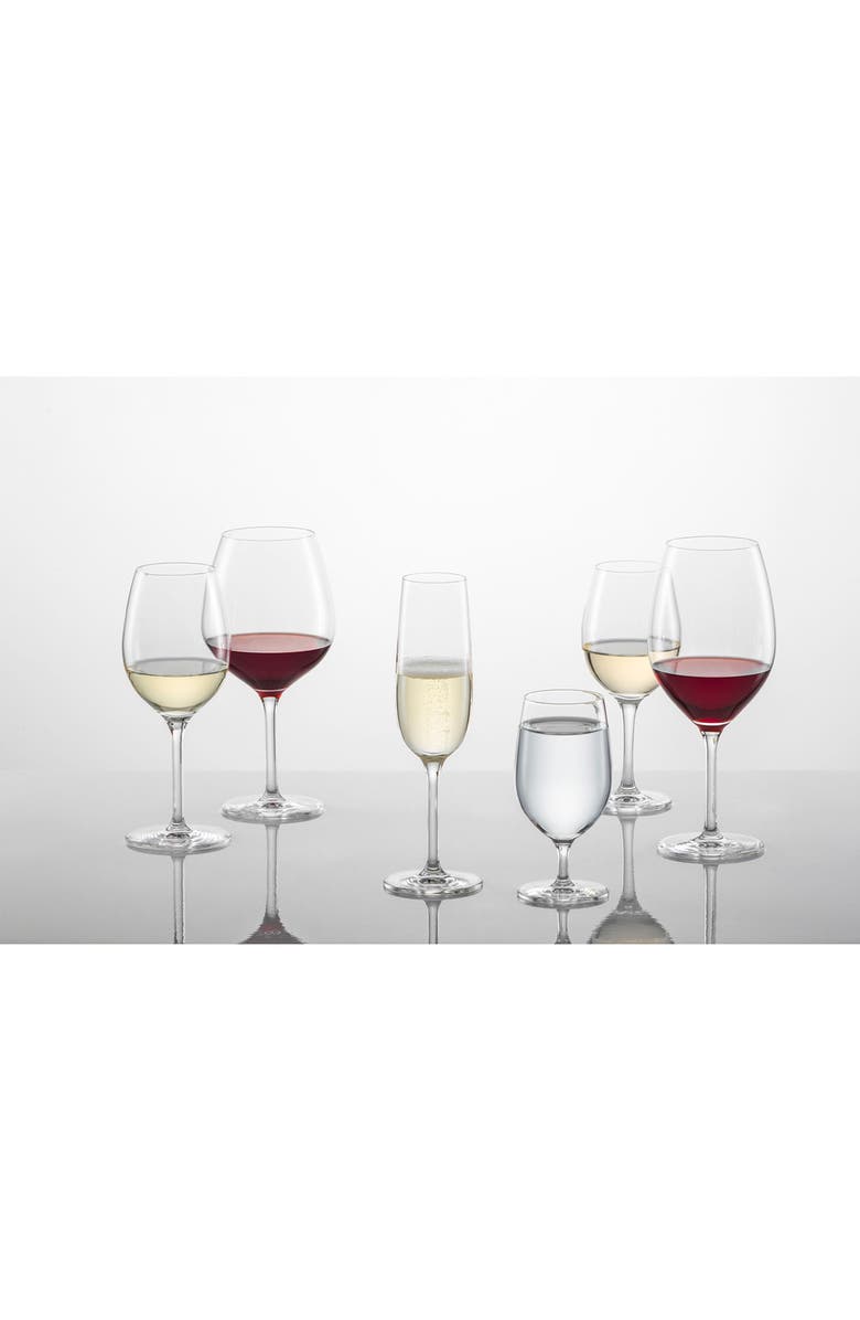 Schott Zwiesel Banquet Set of 6 Red Wine Glasses, Alternate, color, Clear