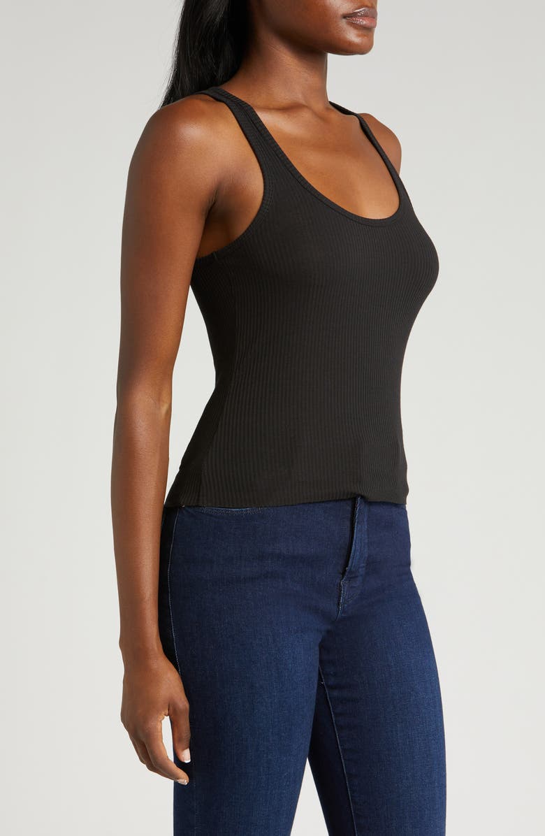 Good American Light Ribbed Crop Tank, Alternate, color, 