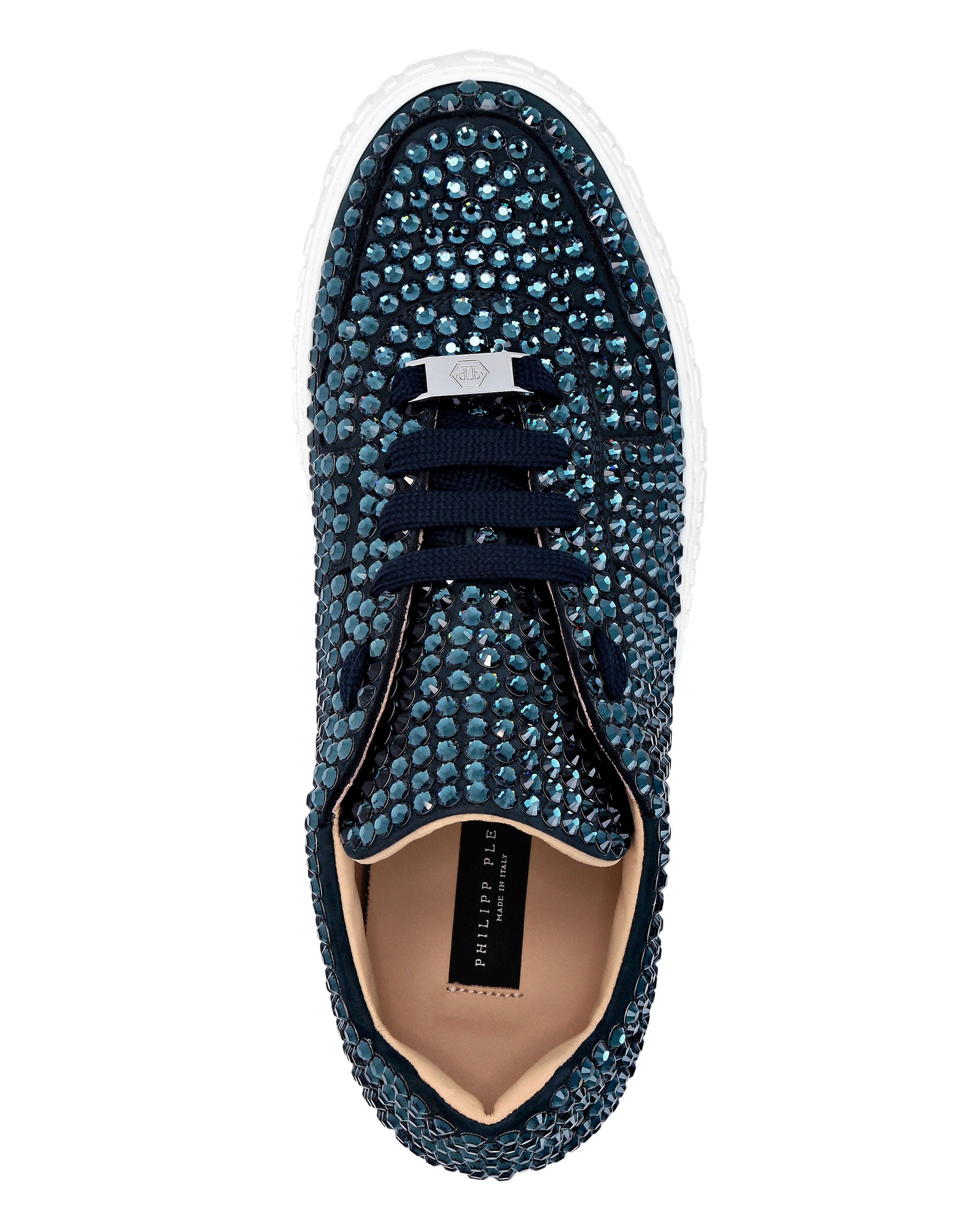 Crystal  Notorious  Lo-Top With Crystals Men, Alternate, color, darkblue