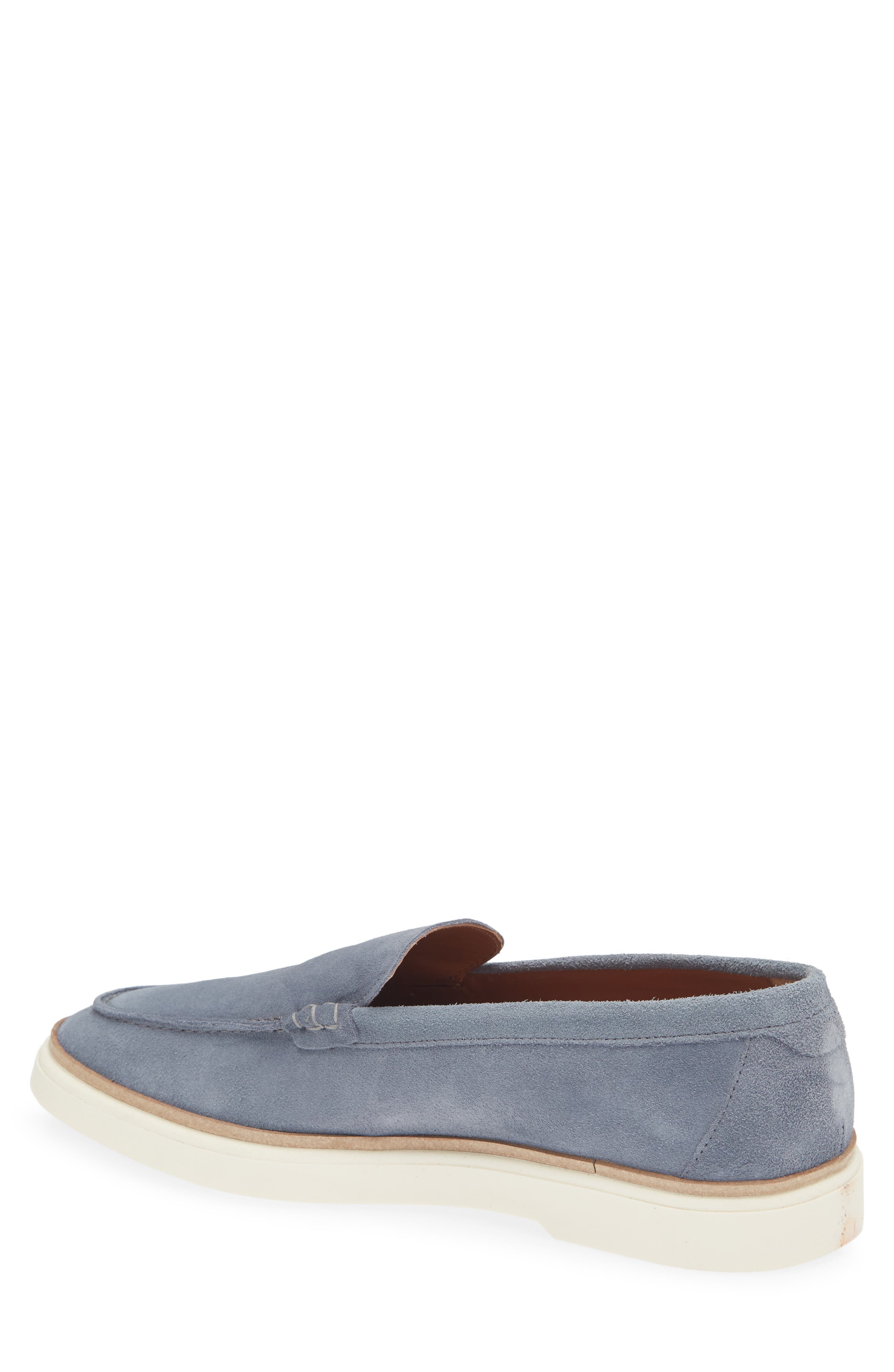 Azores Sneaker Sole Loafer, Alternate, color, LIGHT BLUE SUEDE