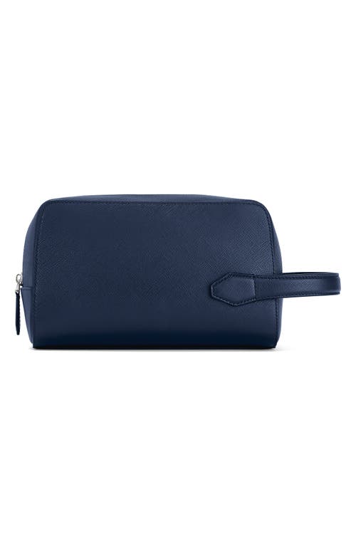Montblanc Sartorial Wash Bag In Blue