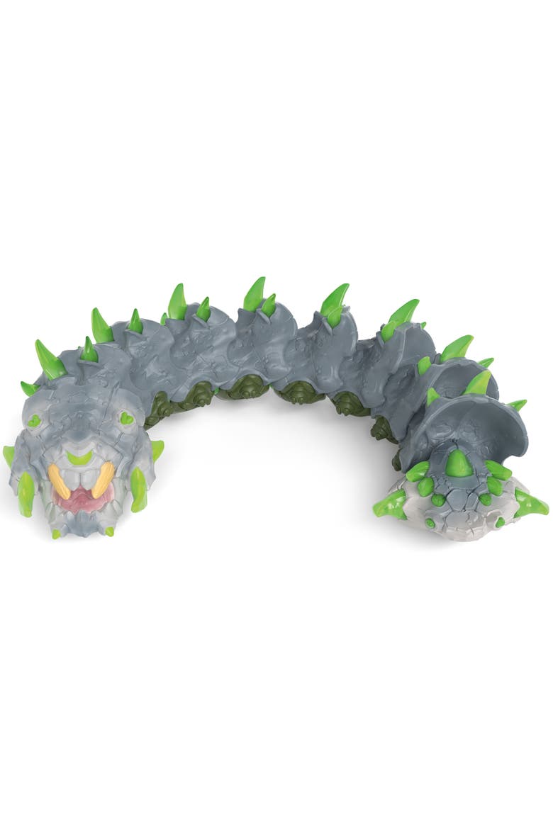 Eldrador Creatures, Stone Worm, 11 Inch Movable Bug Figurine, Kids 6+, Main, color, Multicolored
