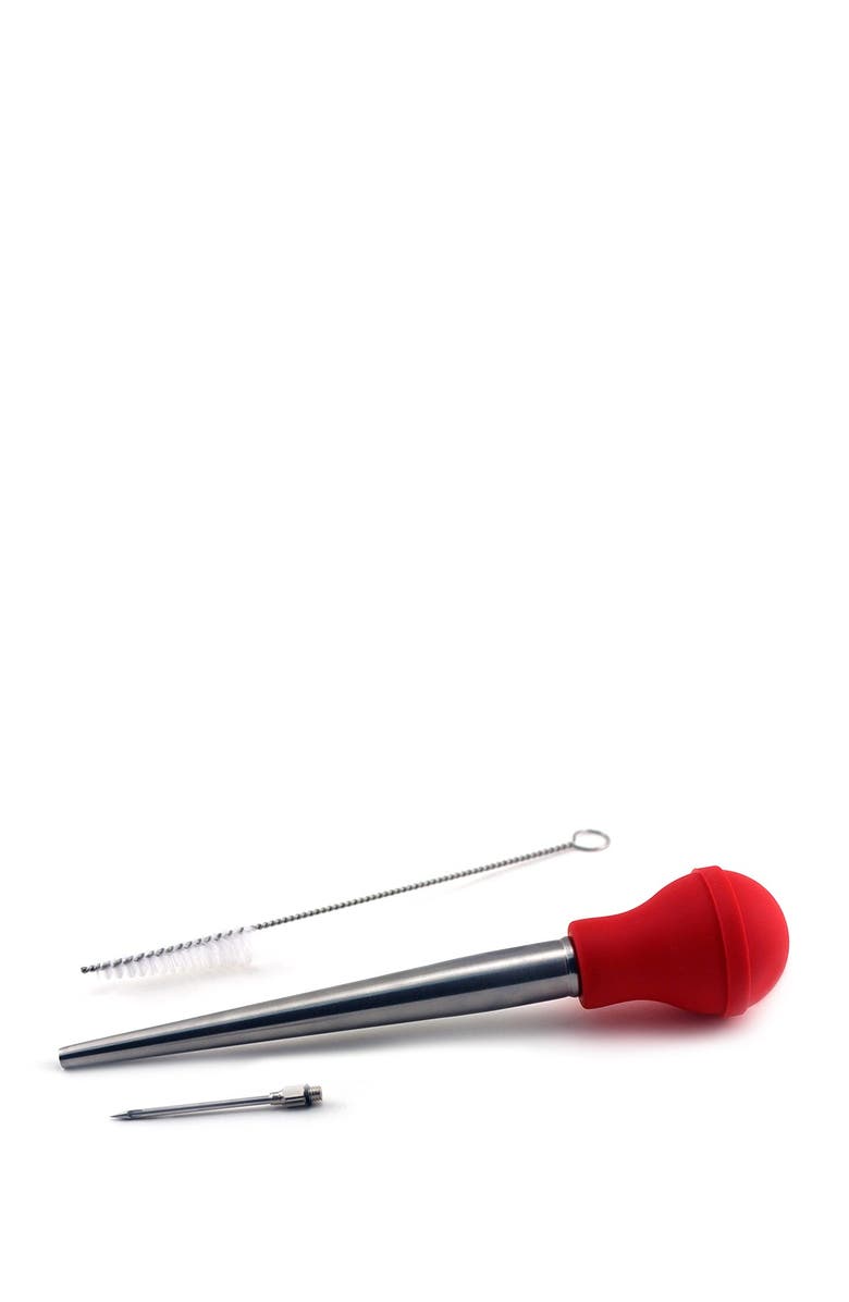 BergHOFF Silver Baster & Injector 3-Piece Set, Alternate, color, Red