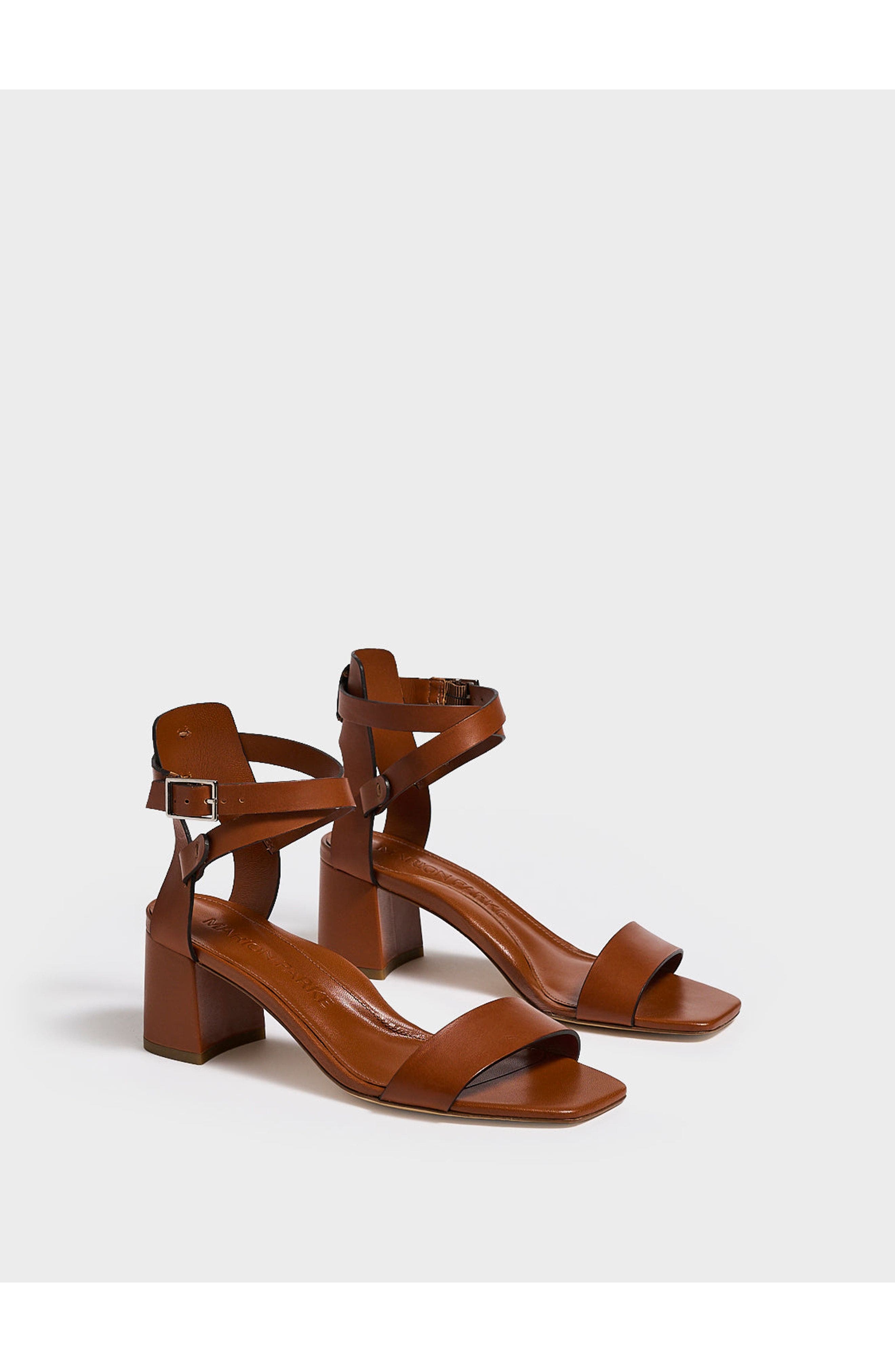 MARION PARKE Brett Block Heel | Nappa, Alternate, color, 