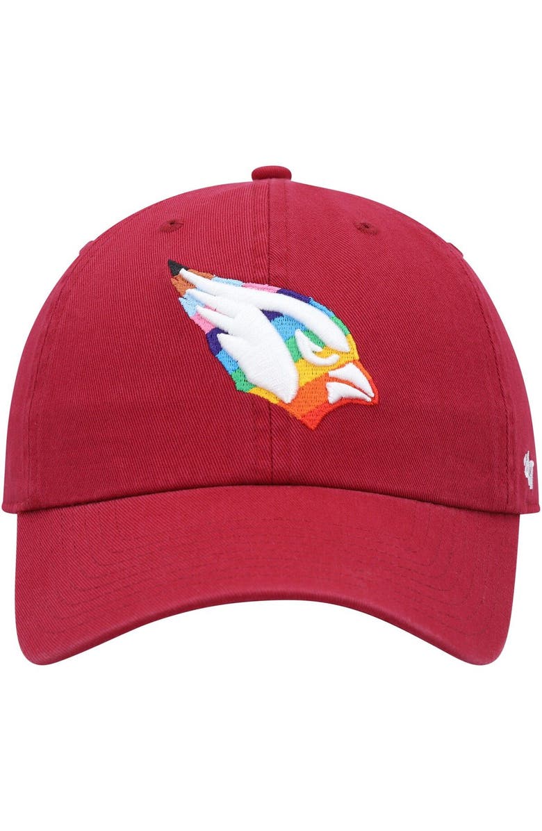 '47 Men's '47 Cardinal Arizona Cardinals Pride Clean Up Adjustable Hat, Alternate, color, Cardinal