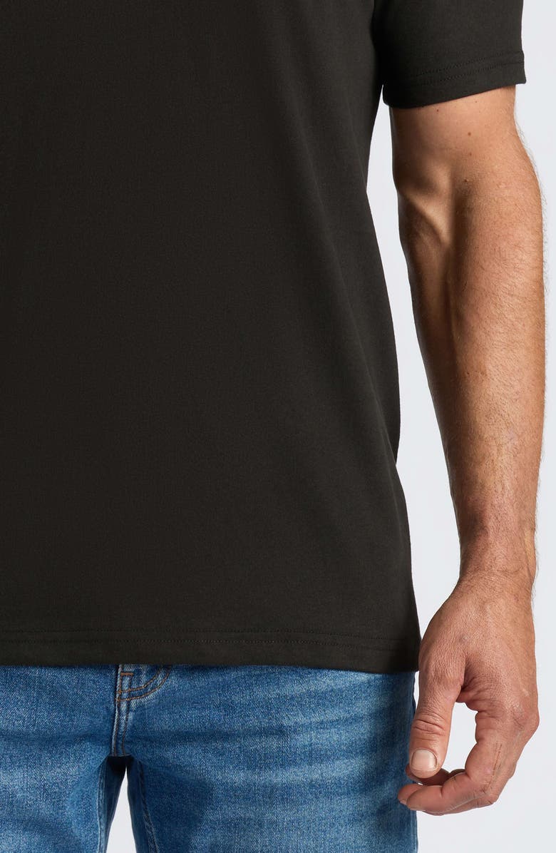 True Classic Short Sleeve V-Neck T-Shirt, Alternate, color, Black