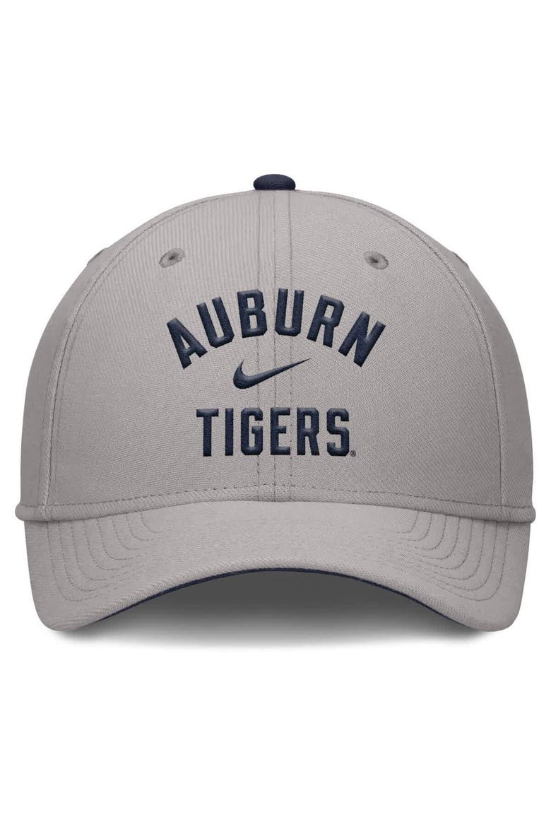 Men's Nike Gray Auburn Tigers Athletic Prep Rise Flex Hat, Alternate, color, Gray