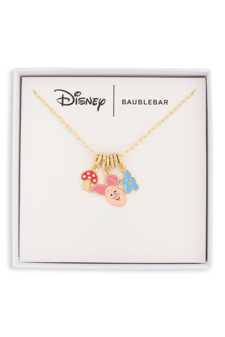 x Disney® Piglet Spring Charm Necklace, Main, color, MULTI