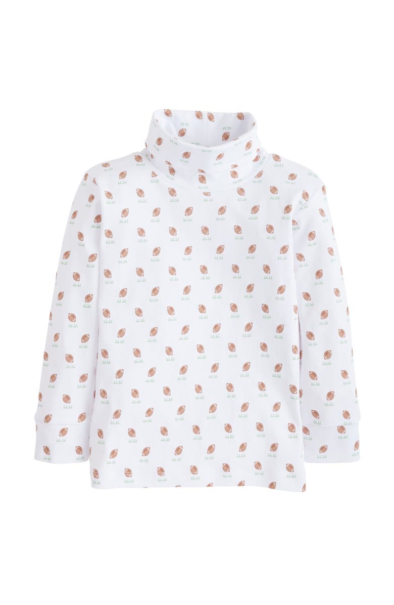 Little English Kids' Printed Turtleneck, Main, color, Footballs