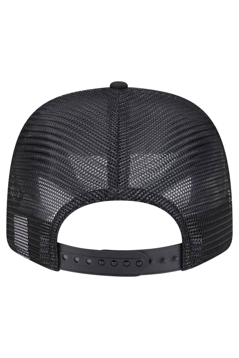 Men's New Era Black Miami Marlins Flag 9SEVENTY COOLERA Stretch-Snap Hat, Alternate, color, Black