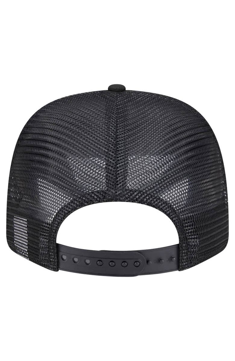 New Era Men's New Era Black Miami Marlins Flag 9SEVENTY COOLERA Stretch-Snap Hat, Alternate, color, Black