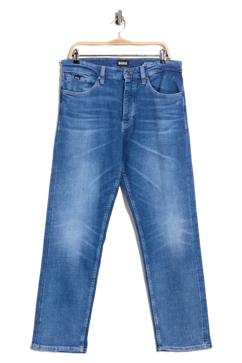 Akron Relaxed Fit Jeans, Main, color, MEDIUM BLUE