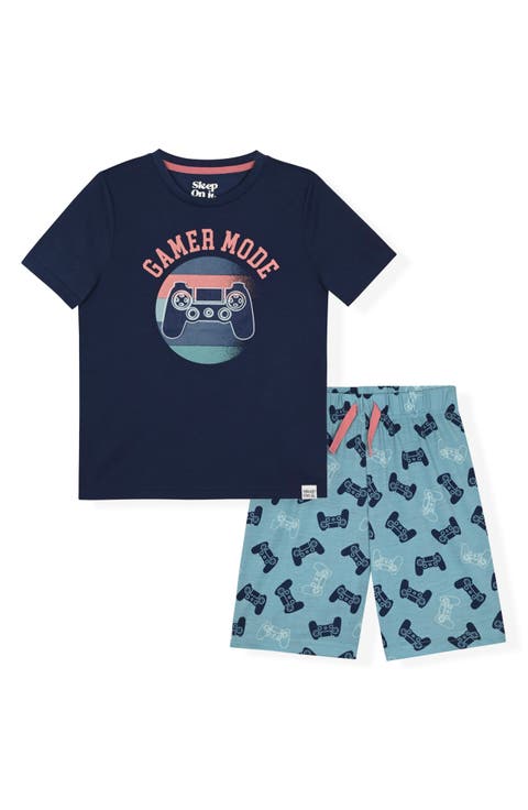 Kids' Graphic T-Shirt & Pajama Shorts Set (Big Kid)