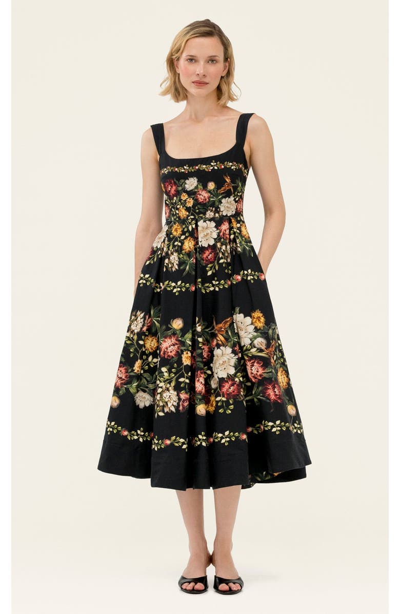 Agua by Agua Bendita Alcaparra Paramo Midi Dress, Alternate, color, Multi