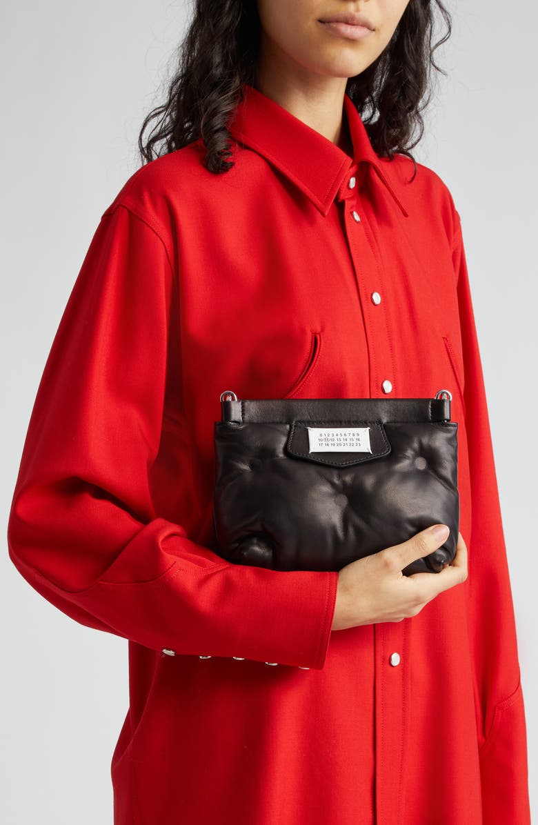 Maison Margiela Mini Glam Slam Red Carpet Leather Bag, Alternate, color,