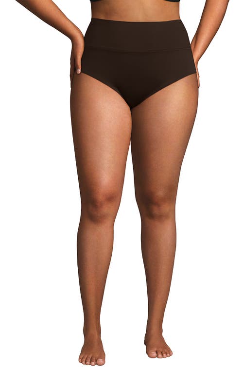 Lands' End Chlorine Resistant Pinchless High Waisted Bikini Bottoms