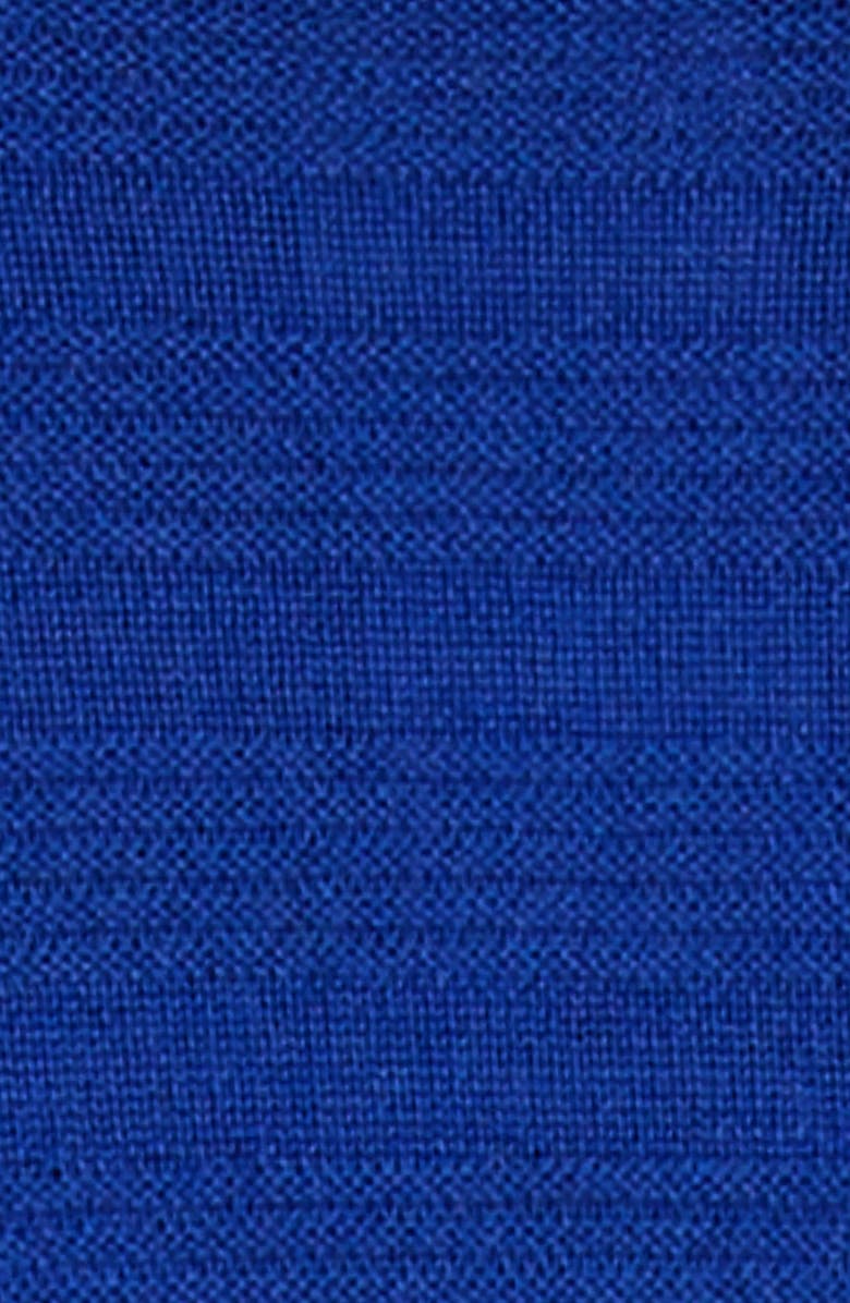 Marina Rinaldi Onde Virgin Wool Turtleneck Sweater, Alternate, color, Cornflower Blue